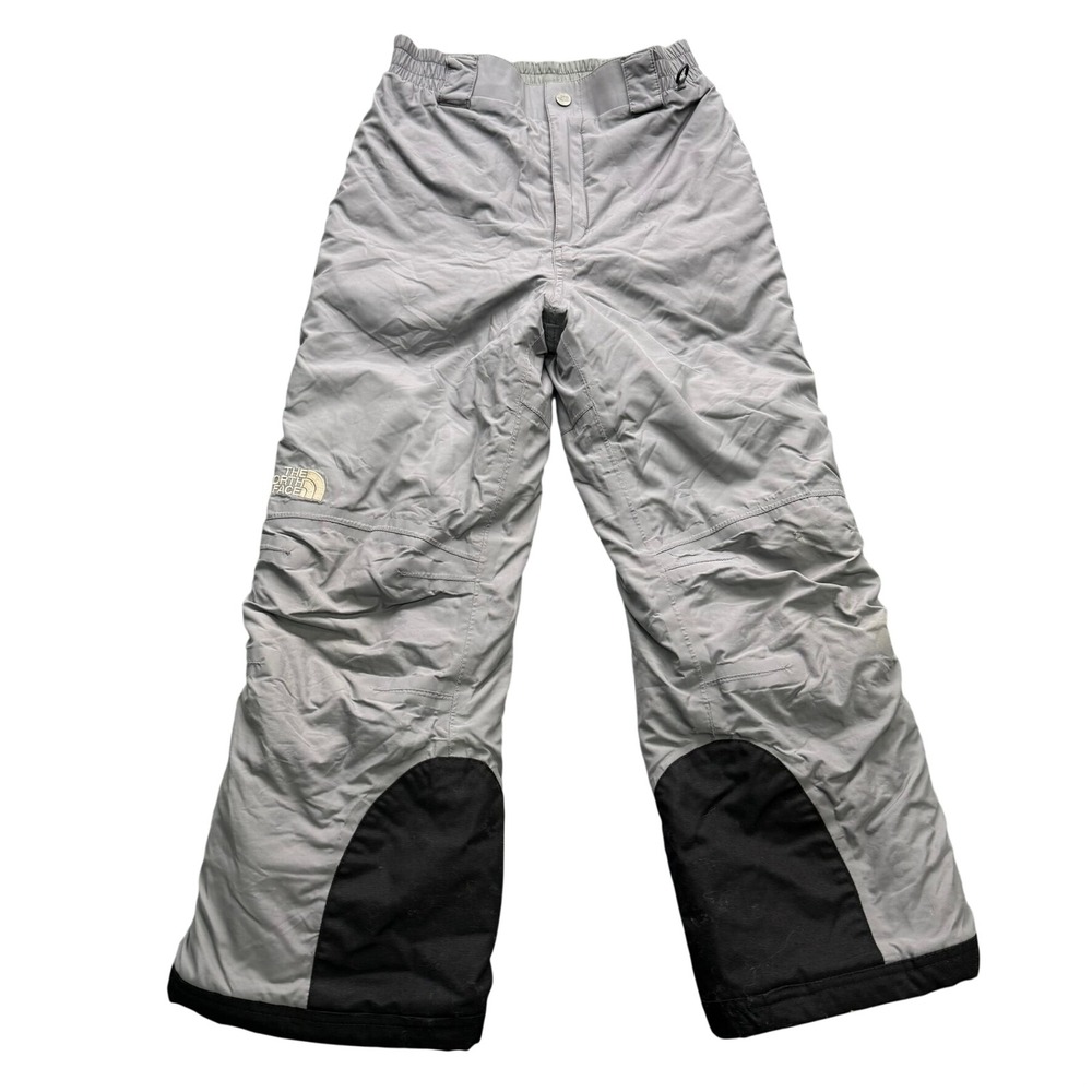 The North Face Ski Pants Youth Medium Gray Nylon Polyester Snow Winter
